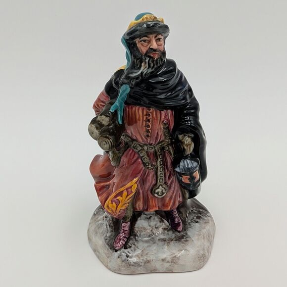 Vintage Royal Doulton 1952 4" Figurines Good King Wenceslas 3262 Town Crier 3261 - Picture 2 of 12